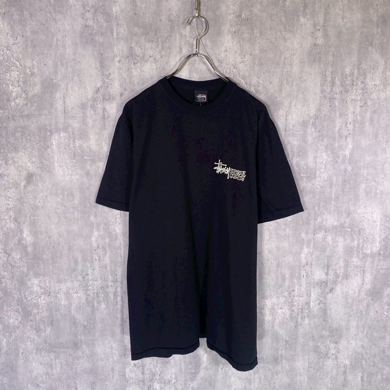 『STUSSY』ステューシー (M) バックロゴプリントTシャツ カットソー