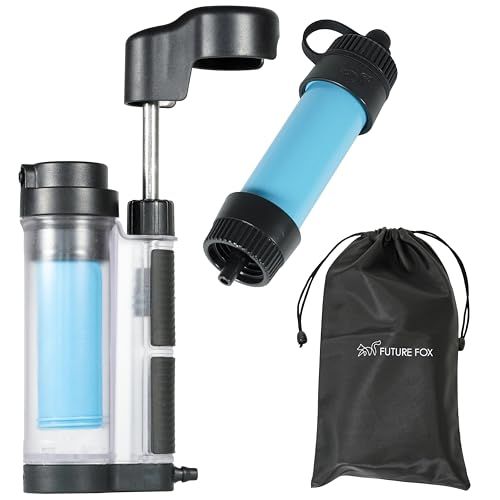 FUTUREFOX 【国内水質検査クリア】携帯浄水器 災害用 浄水器 防災グッズ 8,000L 高性能ろ過 軽量70g コンパクト 収納ポーチ付属 (浄水器（本体）)★m 366e84af