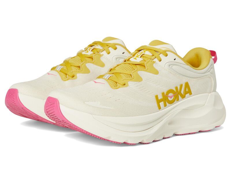 ホカオネオネ レディース シューズ スニーカー Hoka Gaviota 6 BirchYellow Go イエロー
