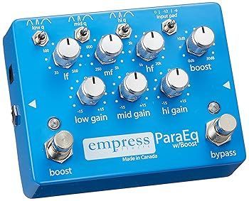 Empress Effects エンプレスエフェクト EQイコライザー ブースター ギターエフェクター ParaEQ w/Boost