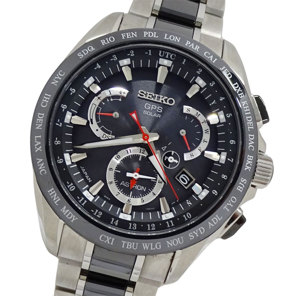 セイコー SEIKO アストロン 8X53-0AB0 SBXB041 時計 メンズ ブランド GPS ソーラー 電波 チタン【中古】 51,960円