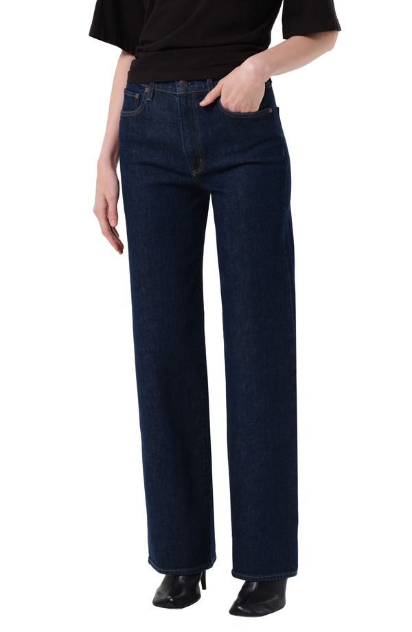 アゴルド レディース ボトムス デニムパンツ ストレート ジーンズ AGOLDE Harperelaxed Straight Leg Jeans Reissue True Indigo Rinse インディゴ