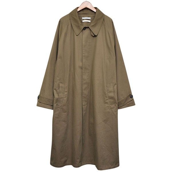 Cristaseya　クリスタセヤ　2025AW　cotton oversized trench with leather patch　コットンオーバーサイズトレンチコート　レザーパッチ　ロングコート　8054000247158