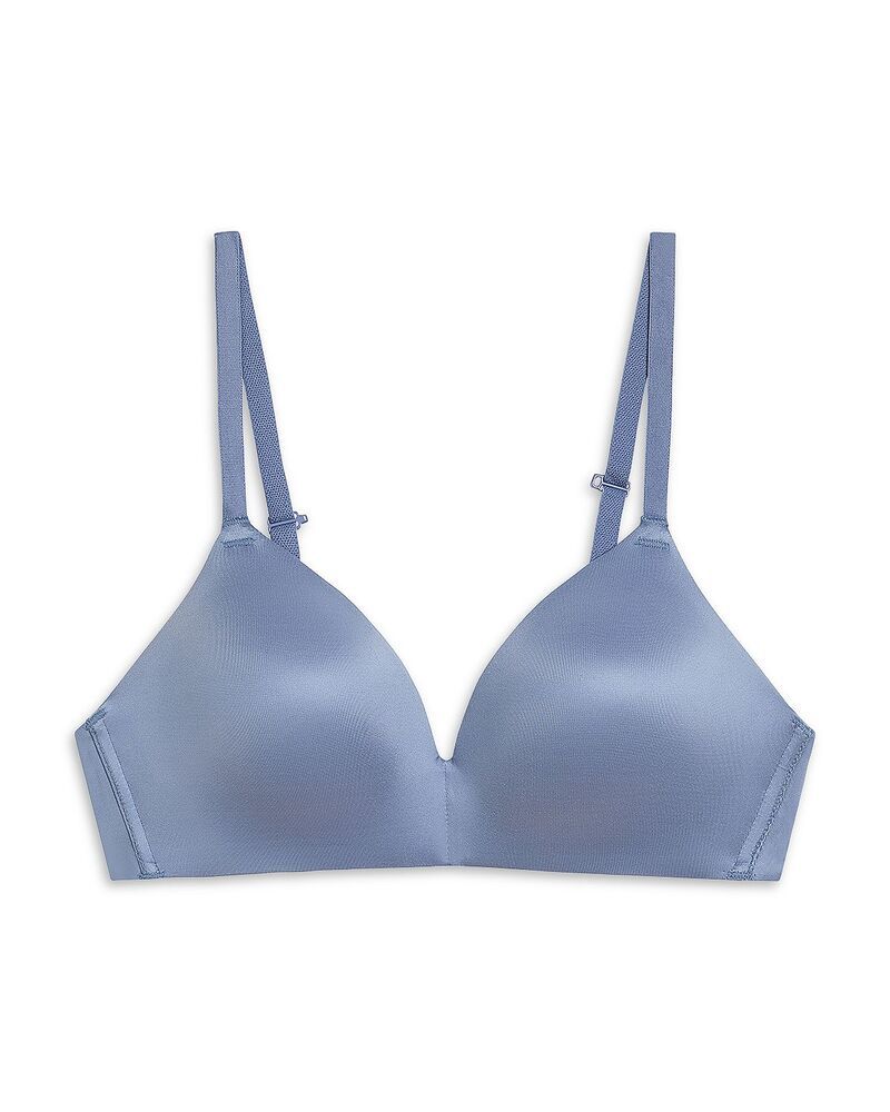 ビーテンプティッド レディース アンダーウェア ブラジャー btemptd by Wacoal Future Foundation Wireless Contour Bra Country Blue ブルー