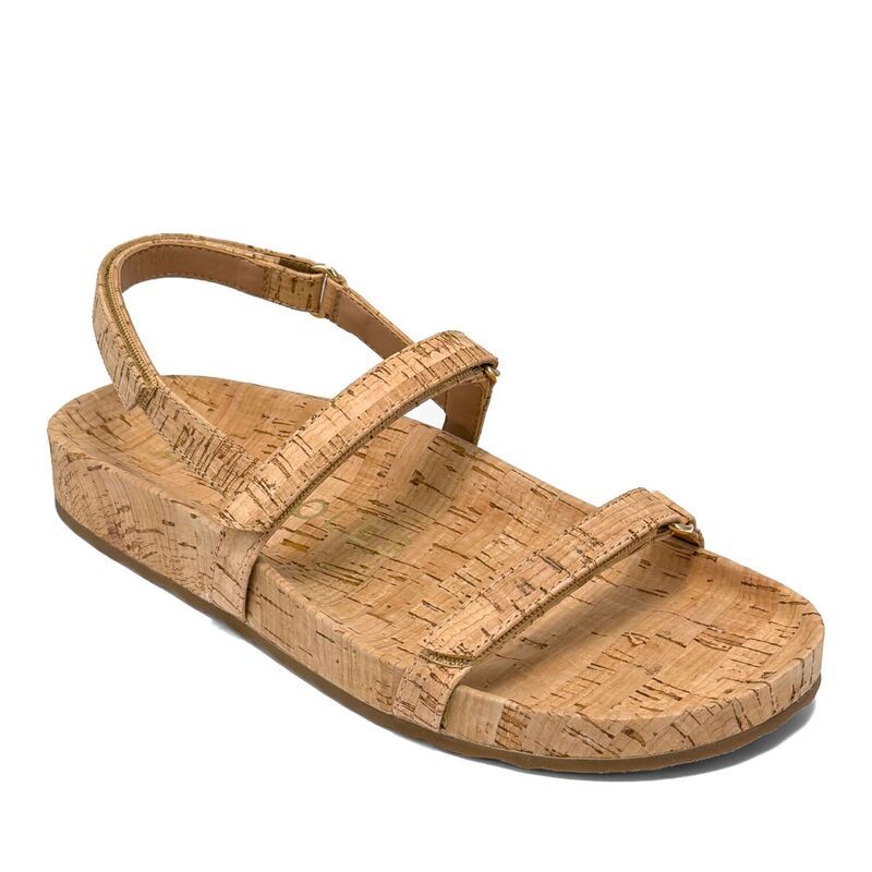 エアロソールズ レディース シューズ サンダル Aerosoles Liana Womens Flat Footbed Sandals With Adjustable Straps Natural