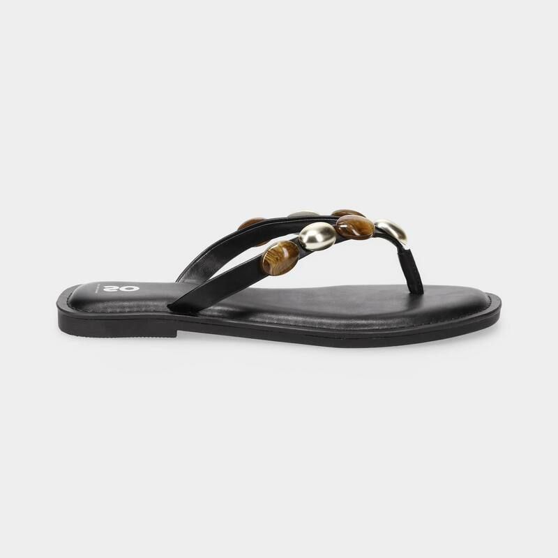 エスオー レディース シューズ サンダル SO Inkkle Womens Embellished Thong Sandalshell