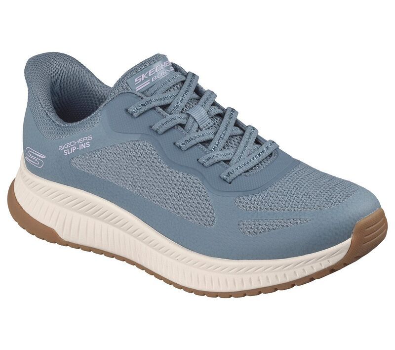 スケッチャーズ レディース シューズ スニーカー BOBS by Skechers Hands Free Slipinsquad Chaos Daily Inspiration Womensneakerslate スレート