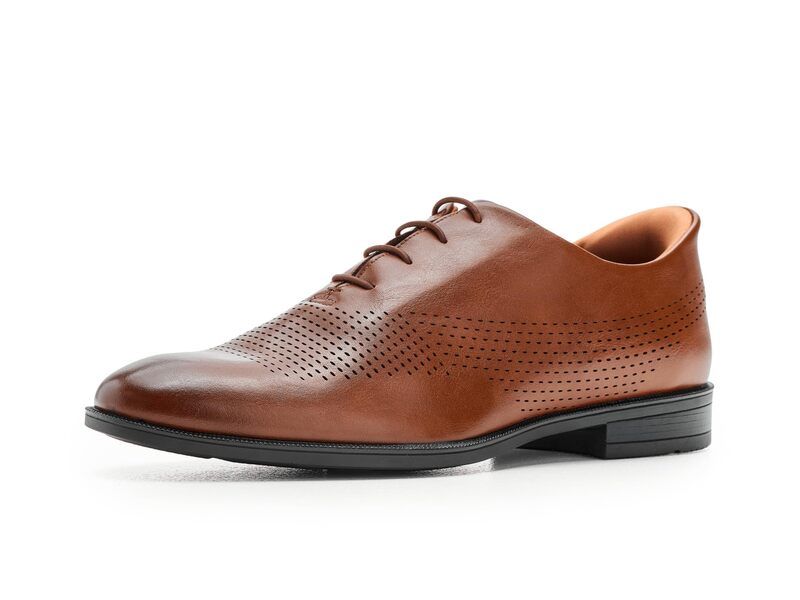 マークジョセフニューヨーク メンズ シューズ オックスフォード Marc Joseph New York East Road Oxford Hands Free Technology Cognac Faux Lea