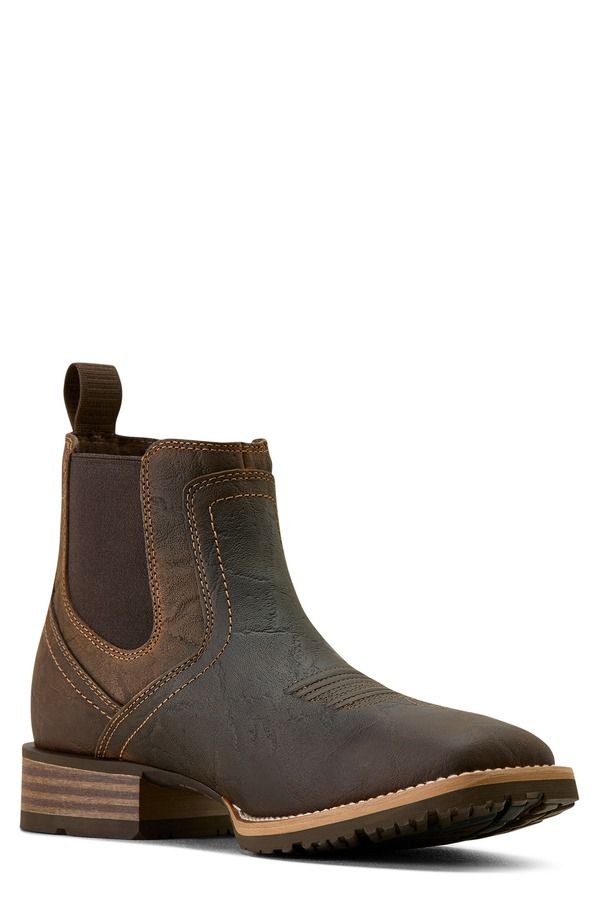 アリアト メンズ シューズ ブーツ・レインブーツ チェルシーブーツ チェルシー Ariat Hybrid Low Boy Western Chelsea Boot Brown ブラウン