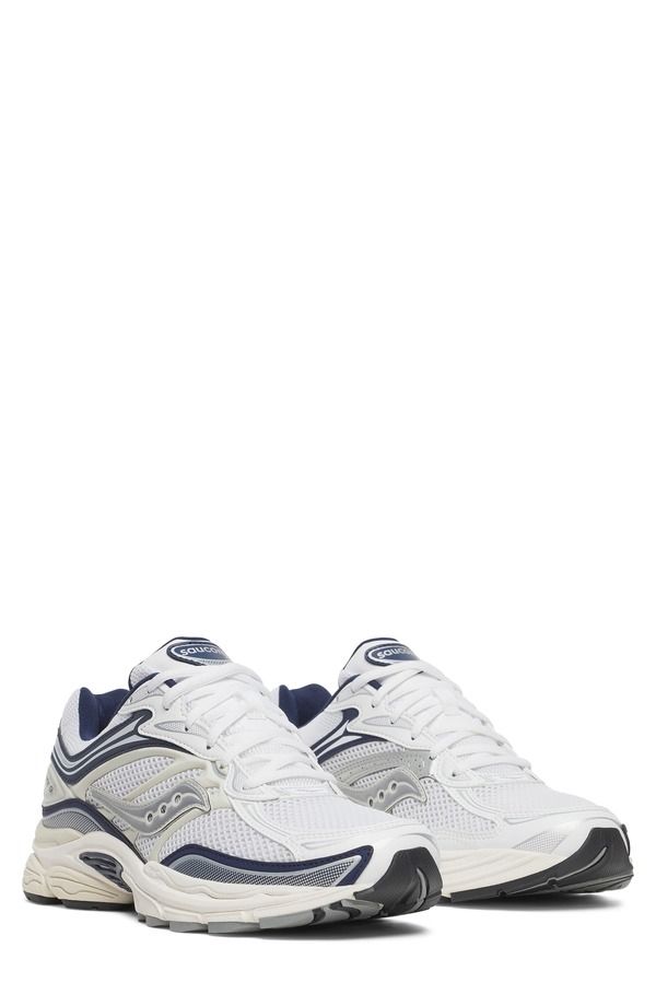 サッカニー レディース シューズ スニーカー Saucony Gender Inclusive ProGrid Omni 9 Sneaker White Navy ホワイト