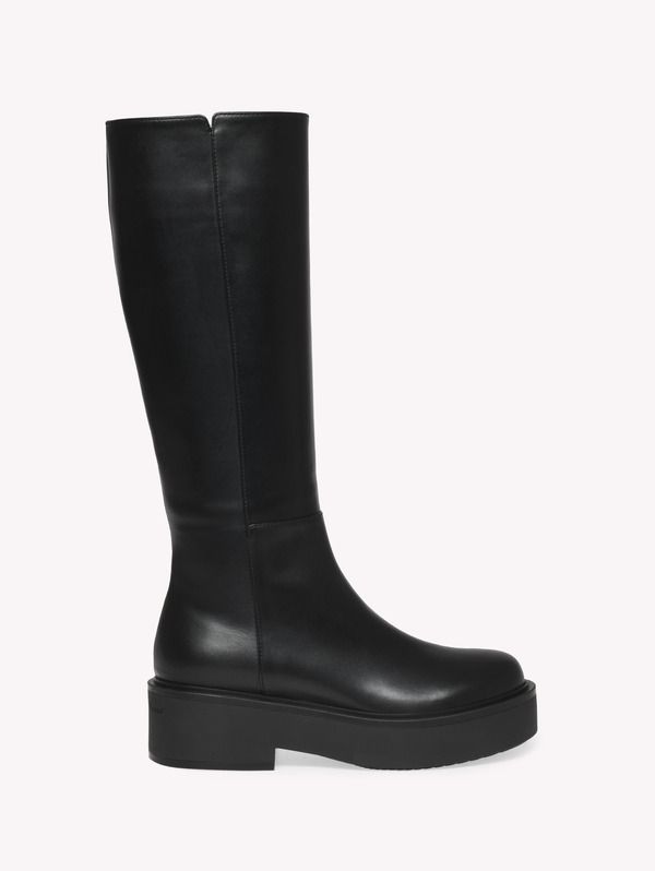 ジャンヴィト ロッシ レディース シューズ ブーツ・レインブーツ Gianvito Rossi Hiro Boots Black Leather ブラック