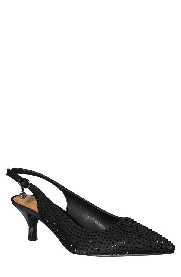 ジェイレニー レディース シューズ パンプス J Rene Ferryanne Pointed Toe Slingback Pump Black ブラック