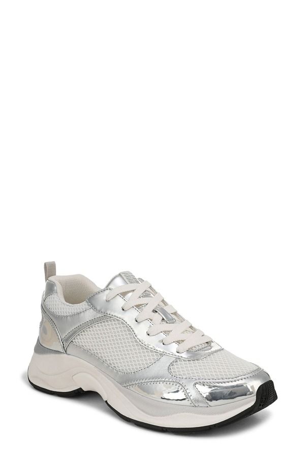 ナチュライザー レディース シューズ スニーカー Naturalizer Zoie Sneaker White Silver ホワイト