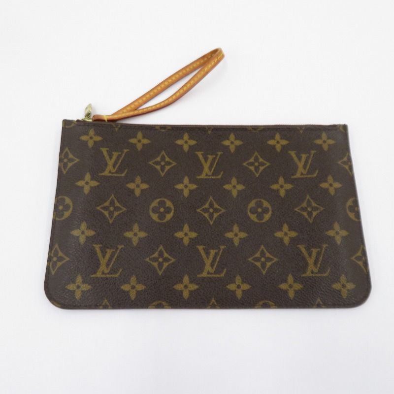 【瀬戸大橋店】 中古 LOUIS VUITTON | ルイ・ヴィトン ポーチ モノグラム ネヴァーフル用ポーチ - ブラウン 【122】