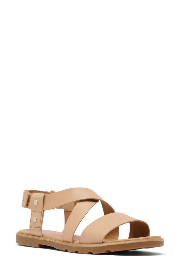 ソレル レディース シューズ サンダル SORELla III Crisscrossandal Honest Beige Gum ベージュ