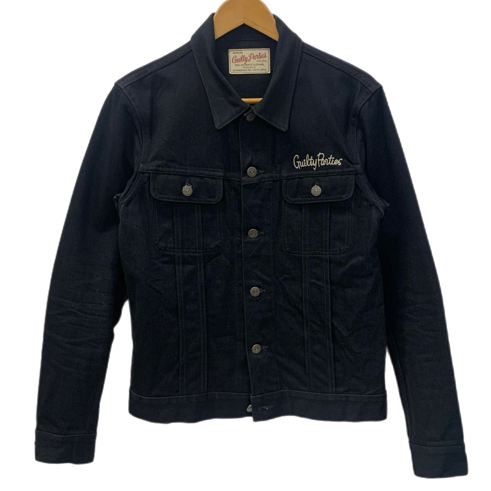 ワコマリア WACKO MARIA ブラックデニムジャケット BLK DENIM JKT ジャケット ブラック Lサイズ 201MT-6102