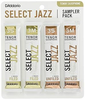 D'Addario WOODWINDS ダダリオウッドウインズジャズセレクト テナーサックス リード サンプラーパックF3S F3M UF3S UF3M DSJ-K3S