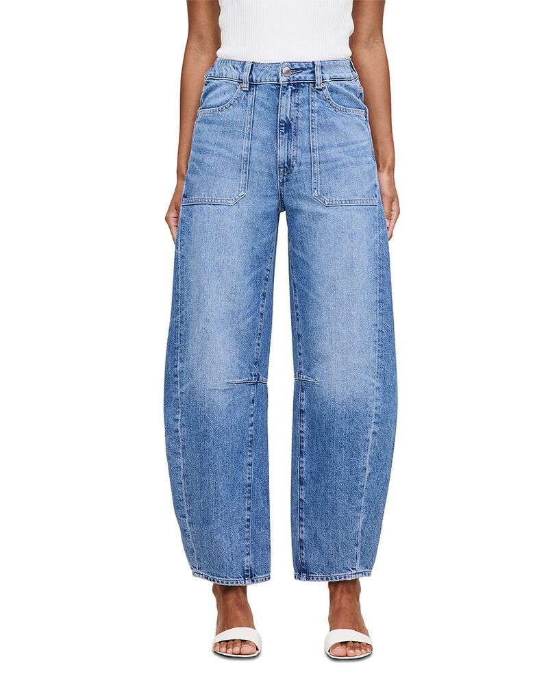 ディーエル 1961 レディース ボトムス デニムパンツ プチ アンクル ジーンズ DL1961 Miro Petite High Rise Ankle Barrel Jeans in Meadow Lake Meadow Lake