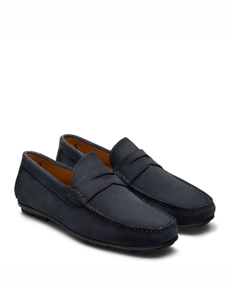マグナーニ メンズ シューズ スリッポン・ローファー Magnanni Mens Monterey Penny Driver Loafer Exclusive Navy ネイビー