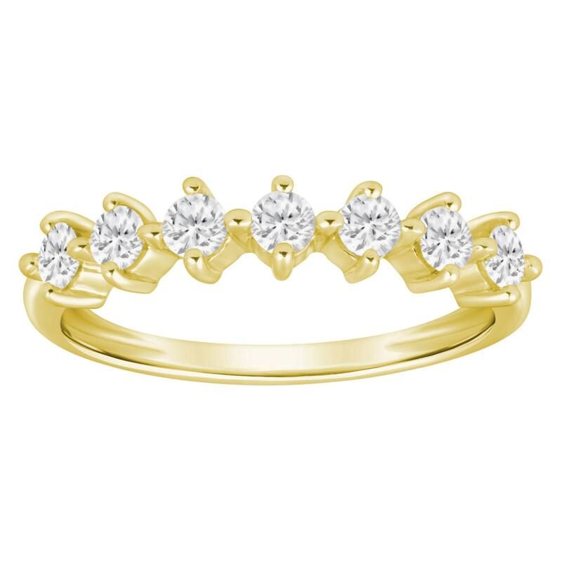 Alyson Layne レディース アクセサリー リング Alyson Layne 10k Gold 12 CaratW Lab Grown Diamond Band Ring 10k Gold ゴールド