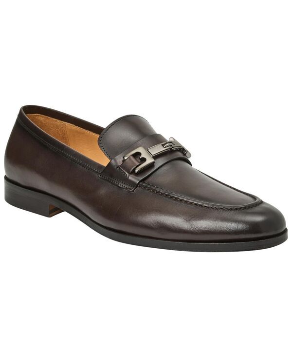 ブルーノマグリ メンズ シューズ スリッポン・ローファー Bruno Magli Mens Flex Bit Bologna constructed Loafers Brown ブラウン