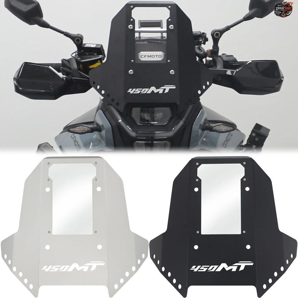 CFMOTO 450MT TM IBEX450 450 MT用透明フロントウインドシールドチェストプロテクター オートバイアクセサリー