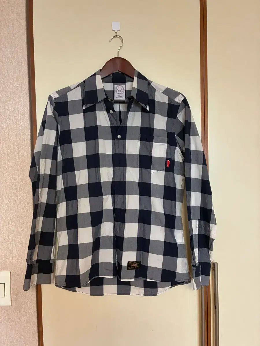 wtaps(ダブルタップス) ブルー CHECK シャツ