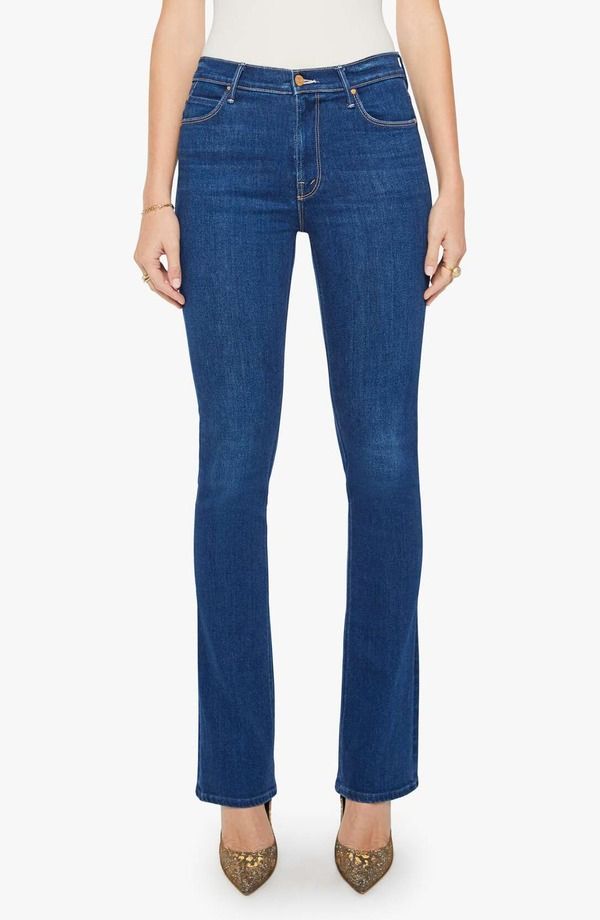 マザー レディース シューズ ブーツ・レインブーツカット ジーンズ MOTHER The Runaway Bootcut Jeans Pinkies Up