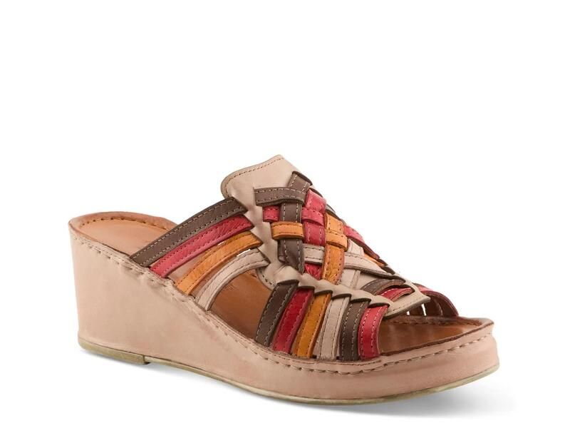 スプリングステップ レディース シューズ サンダル Spring StepNokiah Wedge Sandal BlushMulticolor ブラッシュ