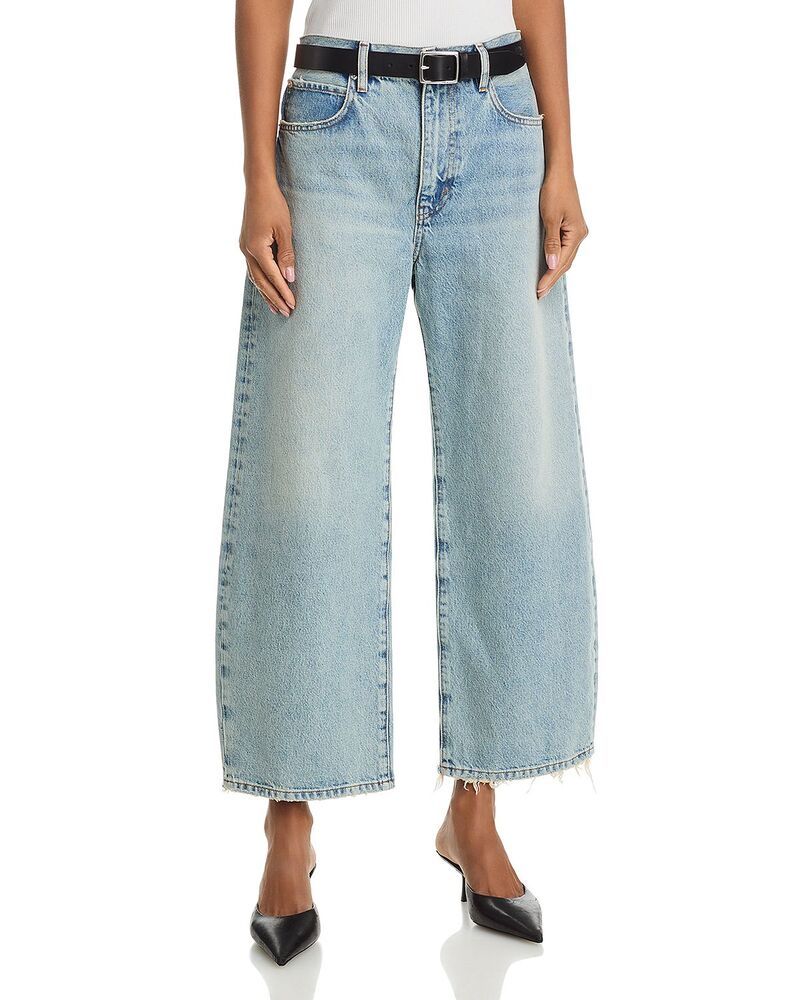フレーム レディース ボトムス デニムパンツ ジーンズ FRAME The Bow High Rise Crop Jeans in Coastal