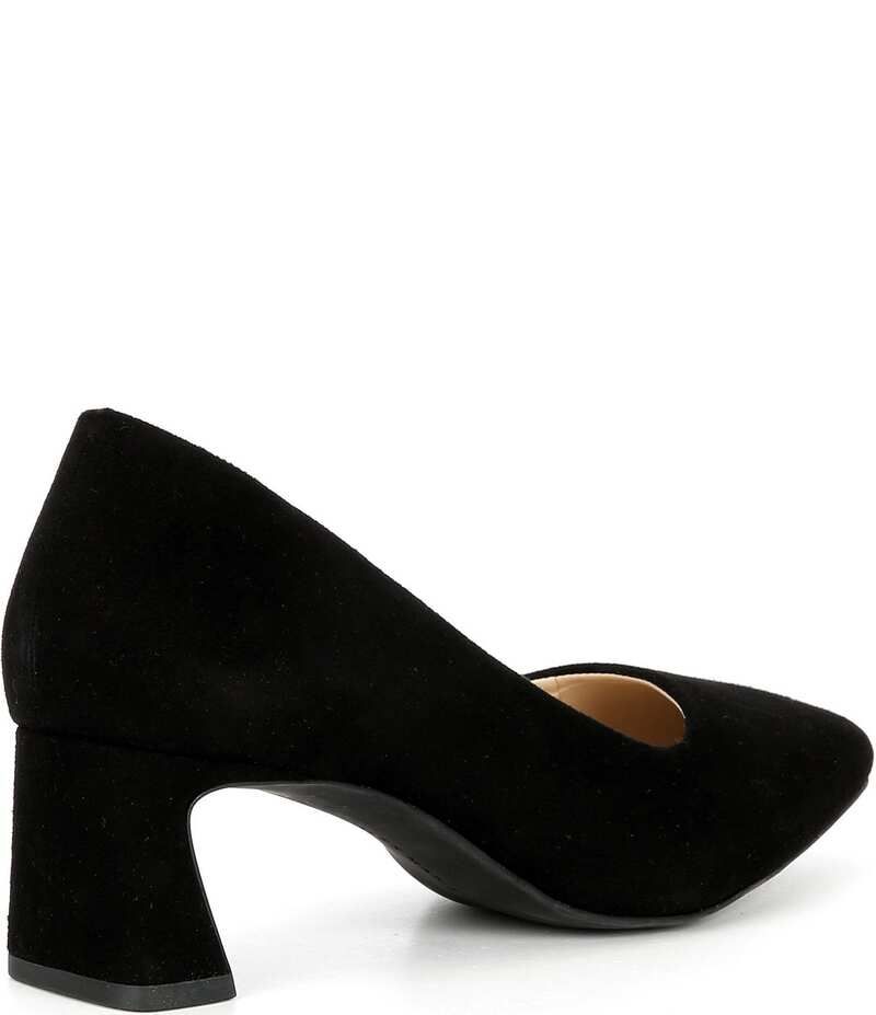 アレックスマリー レディース シューズ ヒール スエード Alex Marie Daphne Suede Block Heel Pumps Black ブラック