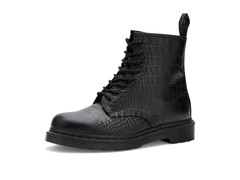 ドクターマーチン レディース シューズ ブーツ・レインブーツ Dr Martens 1460 Croco Black ブラック