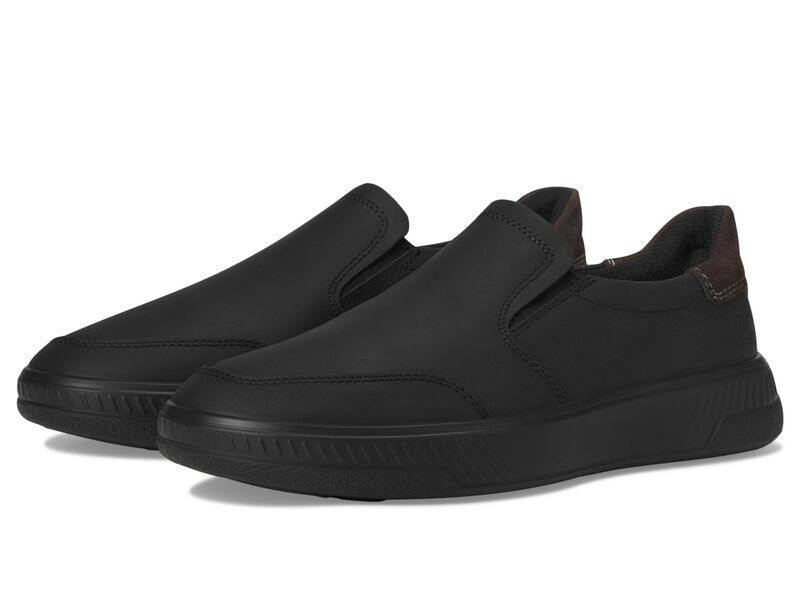 エコー メンズ シューズ スニーカー ECCO Move Slip On Sneaker BlackMagnet Suede ブラック