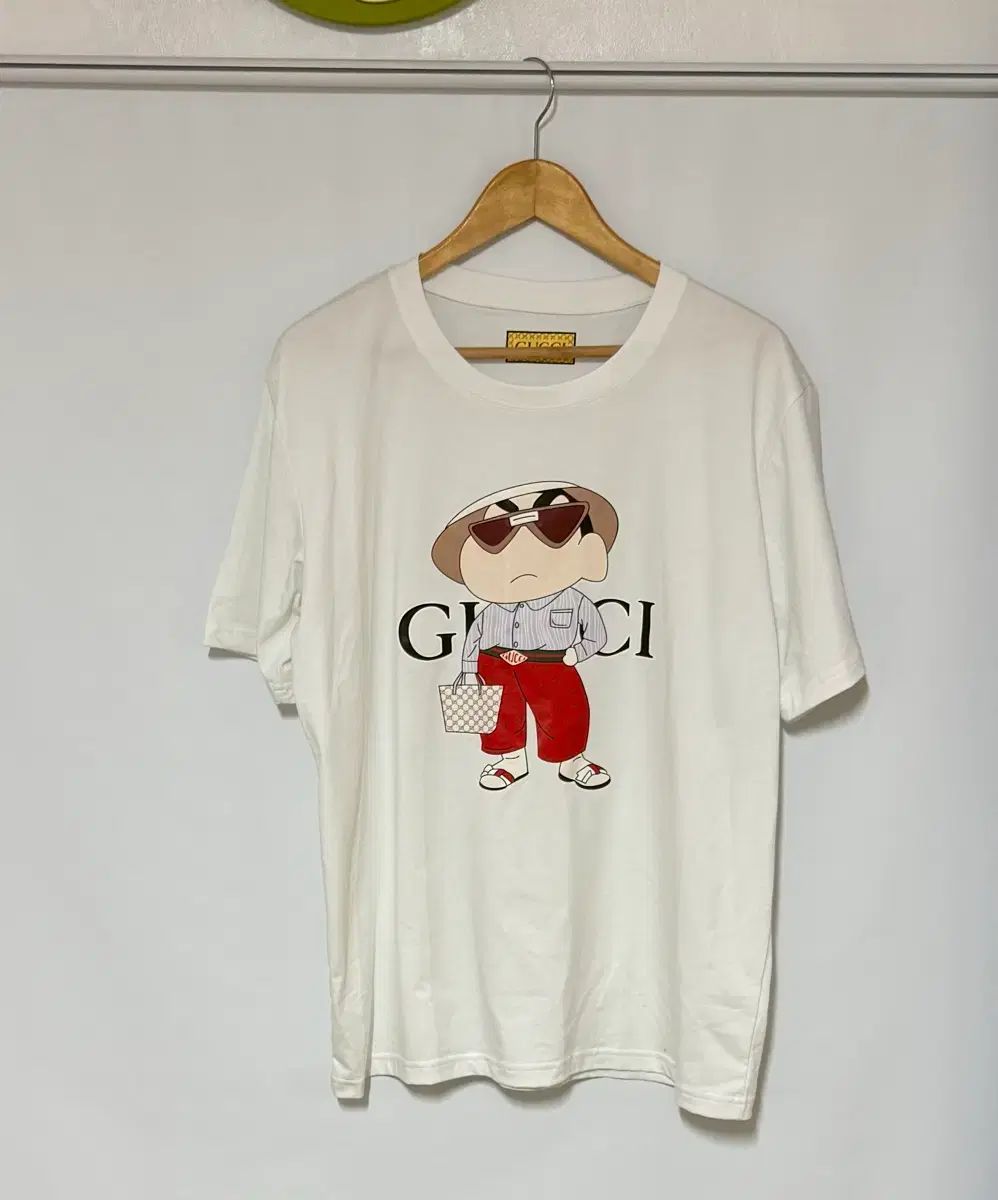 グッチ クレヨンしんちゃん 半袖 Tシャツ 白