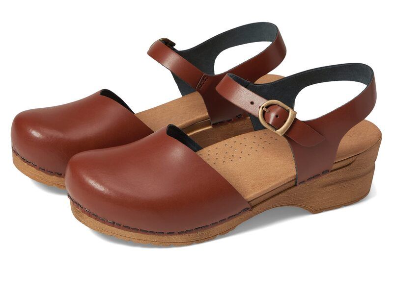 サニータ レディース シューズ ヒール Sanita Sansi Chestnut