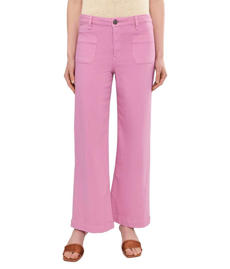 カットフロムザクロス レディース ボトムス カジュアルパンツ ワイドレッグ KUT from the Kloth Meg HighRise Wide Leg with Patch Pockets Reg Hem Cupcake