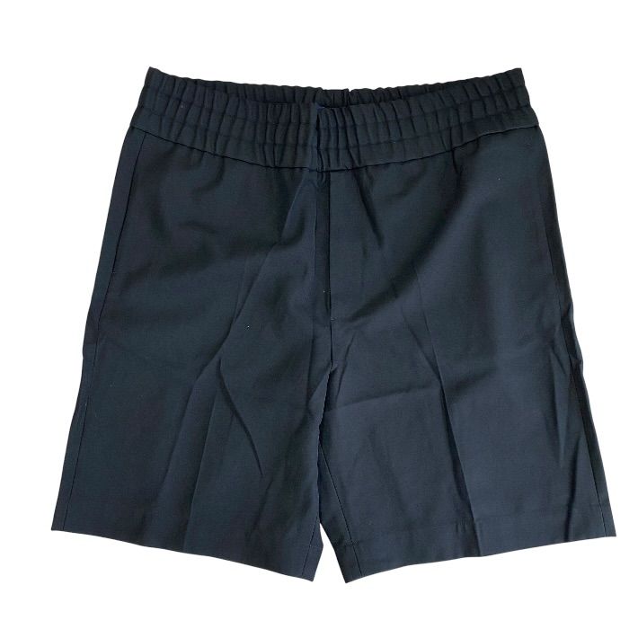 未使用 LOUIS VUITTON ルイ ヴィトン ショートパンツ ハーフパンツ メンズ RM211 TTX HKP68W ポリエステル ウール ブラック サイズ48 ラグジュアリー カジュアル ストリート 洗練 高級感 定番 人気 快適