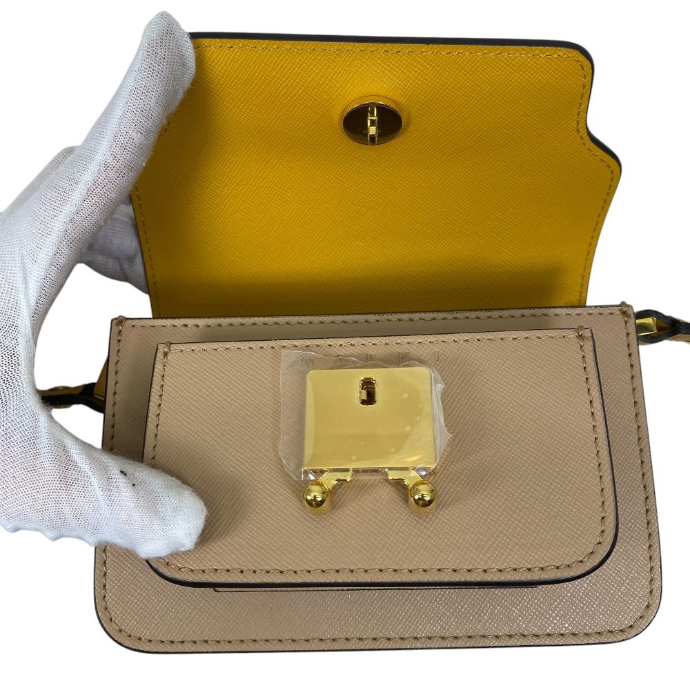 美品 MARNI マルニ TRUNK トランク ミニ ショルダーバッグ クロス 