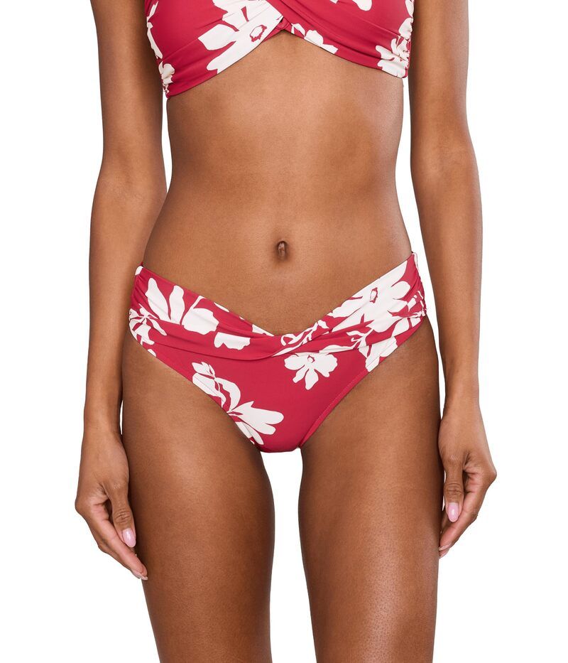 シーフォリー レディース 水着 ボトムスのみ ミニ Seafolly Mayflower Twist Band Mini Hipster Cosmo Red レッド