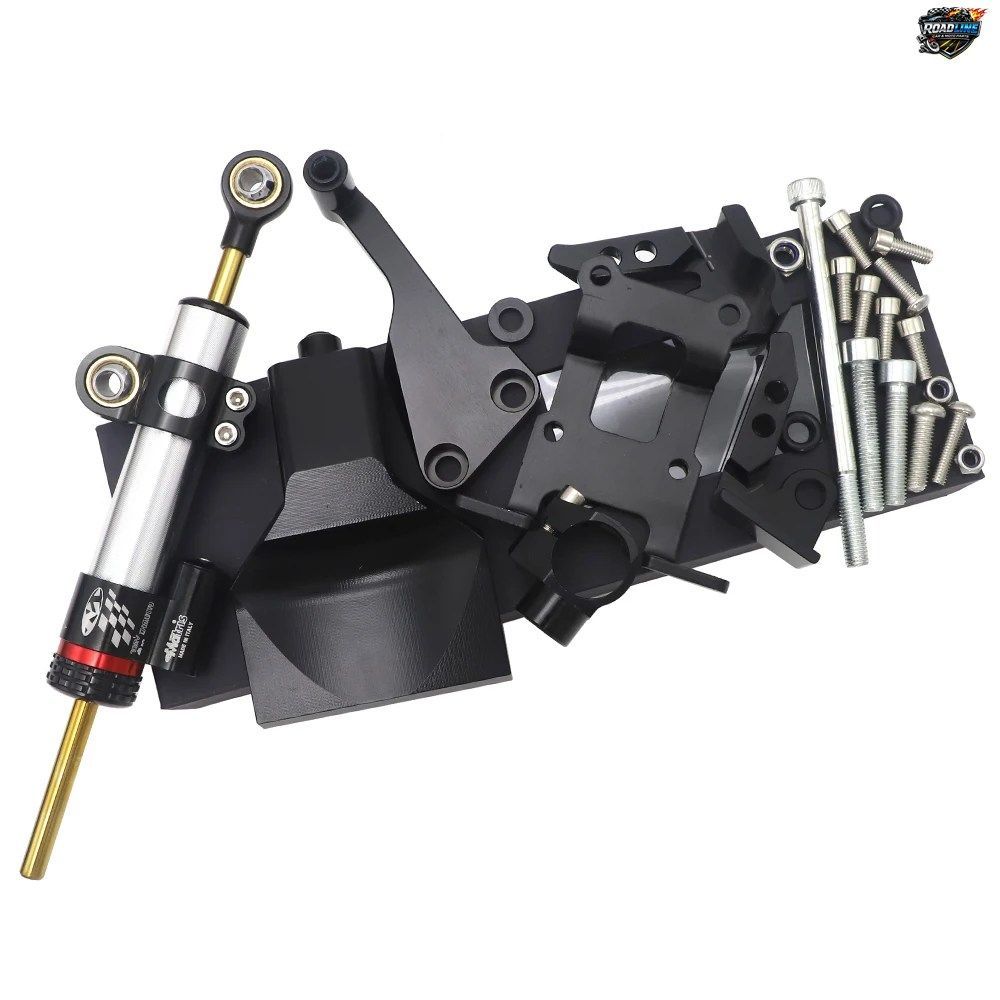 ヤマハ MT07 FZ07 MT-07 FZ-07 2018-2013 に適合する CNC モーターサイクル スタビライザー ステアリング ダンパー マウント ブラケット