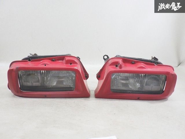 マセラティ 純正 E-MG ギブリ 2 ハロゲン ヘッドライト ヘッドランプ 001-135327-02 赤系ソリッド 即納 棚2F-P-5
