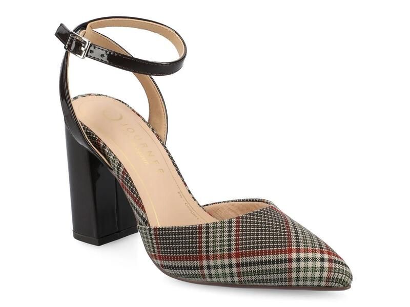 ジャーニー レディース シューズ パンプス JourneeTyyra Pump Multicolor Plaid Print マルチカラー
