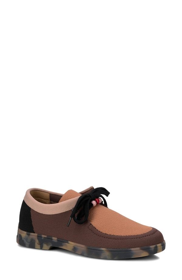 ロスハンマーソン レディース シューズ パンプス レース Ros Hommerson Greer Wateresistant LaceUp Shoe Brown Multi Knit ブラウン
