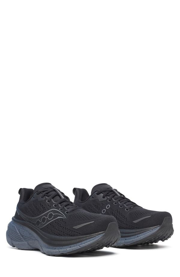 サッカニー メンズ シューズ スニーカー Saucony Hurricane 25 Running Shoe Black Shadow ブラック
