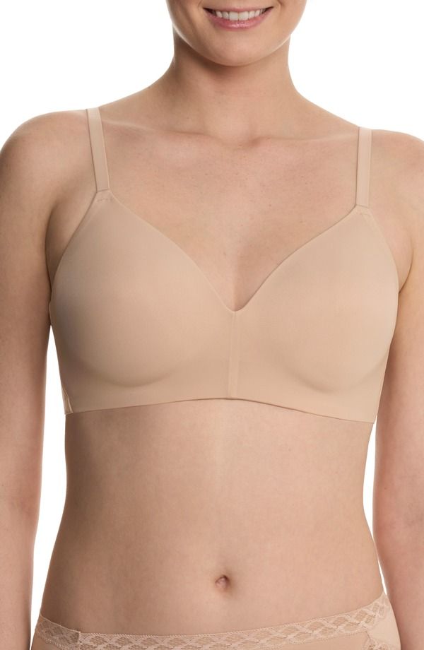 ナトリ レディース アンダーウェア ブラジャー Natori Cloud Comfort Convertible Back Smoothing Wireless Bra Light Mocha モカ