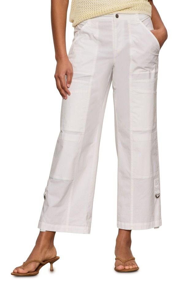 サンクチュアリー レディース ボトムス カジュアルパンツ カーゴパンツ コットン Sanctuary Angelstretch Cotton Cargo Pants White ホワイト