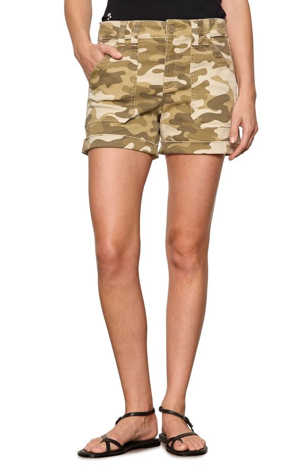 サンクチュアリー レディース ボトムス ハーフパンツ・ショーツ ショートパンツ Sanctuary Wander On Camoflauge Shorts Canyon Camo Green Multi グリーン