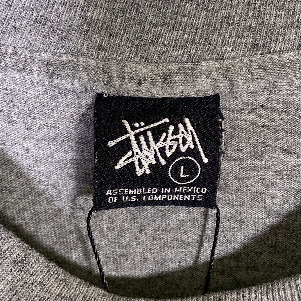 『STUSSY』ステューシー (L) バックロゴプリントTシャツ カットソー
