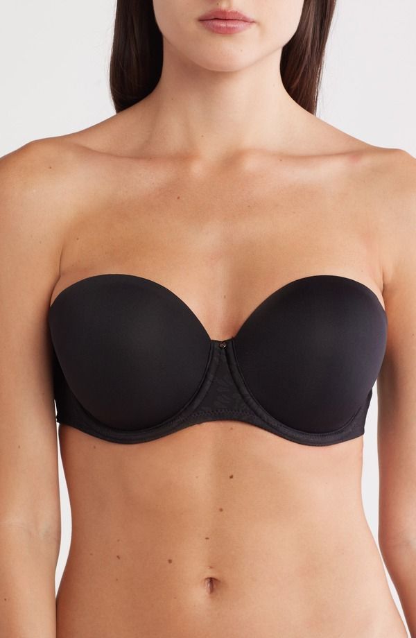 シャンテル レディース アンダーウェア ブラジャー ストラップレス Chantelle Lingerie Comfort Chic Full Bustrapless Bra Black ブラック 22,484円