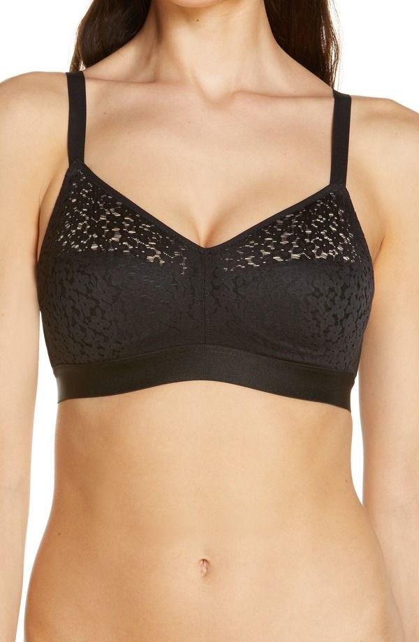 シャンテル レディース アンダーウェア ブラジャー Chantelle Lingerie Norah Supportive Wireless Bra Black ブラック